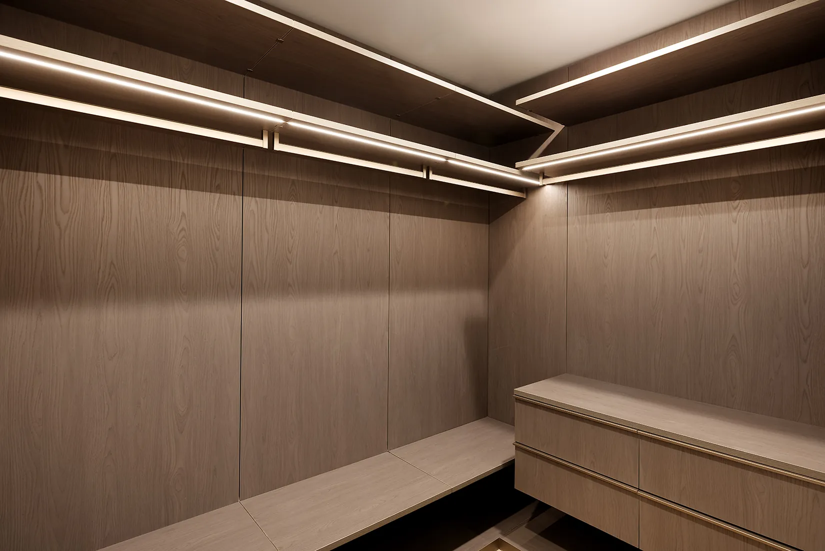 Warm Walnut Dressing Room