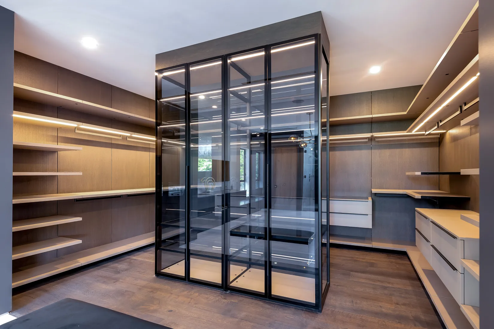 Glass-Front Walk-In