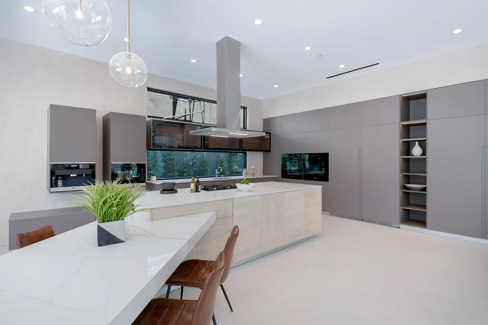 Bright Gallery Kitchen