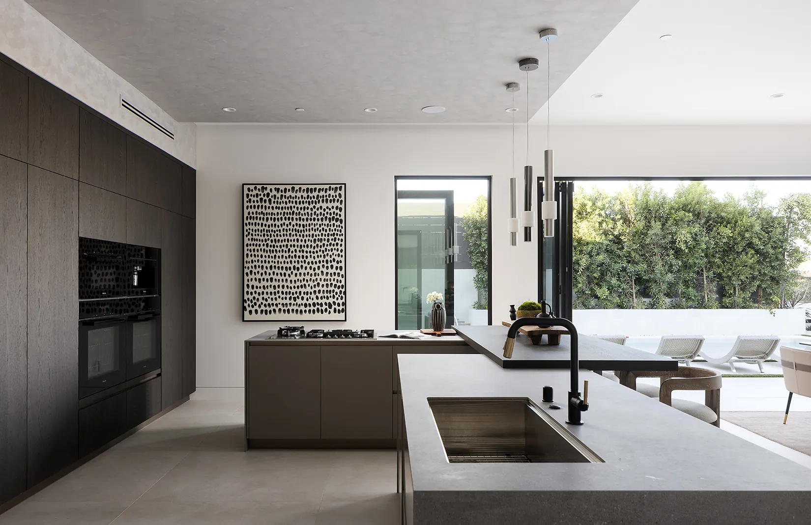 Charcoal Statement Kitchen