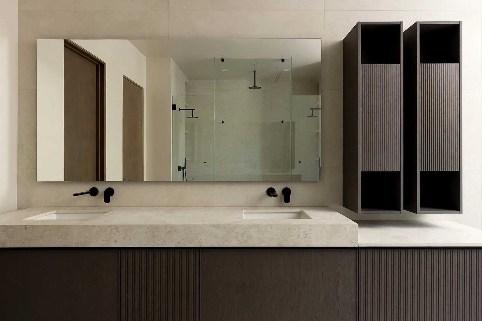 Sculpted Stone Vanity